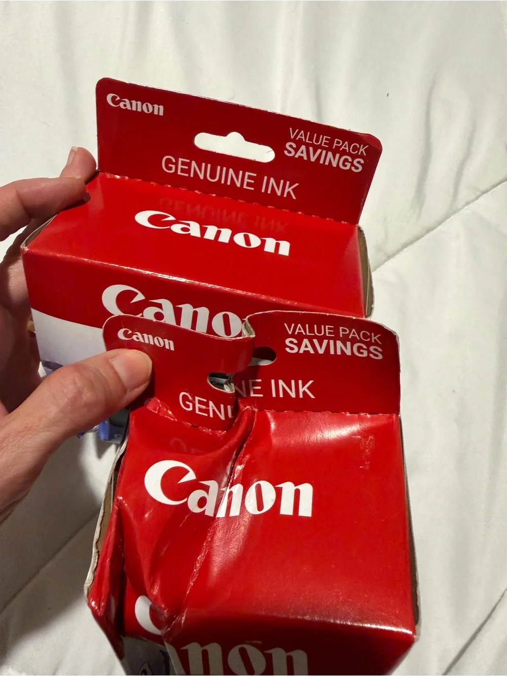 Combo 2 xCanon PG-260 / CLI-261 Genuine Ink Value Pack - Black & Color.